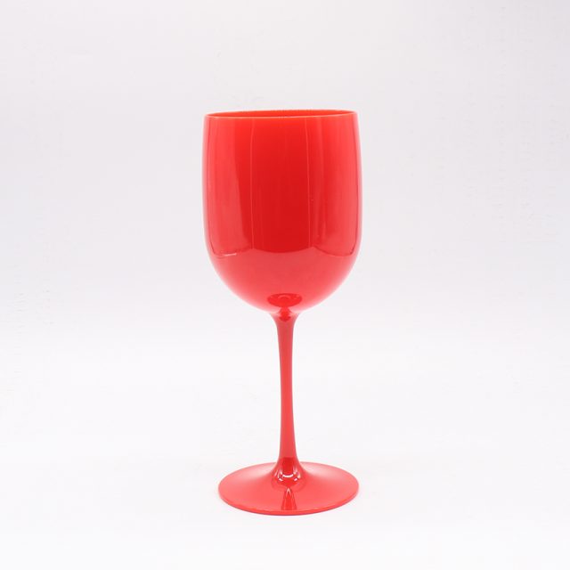 Factory Wholesale Color Plastic Wine Glasses (5)