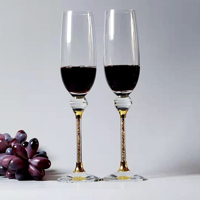 Factory wholesale customizable champagne glasses (2)