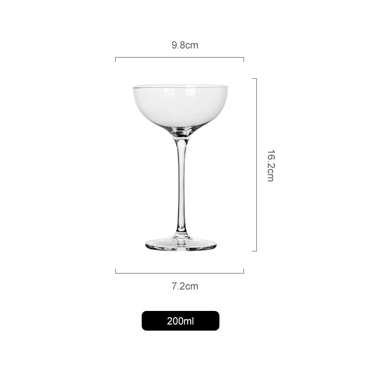 Glass premium cocktail martini glass