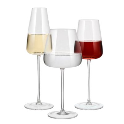 Handcrafted luxury crystal wine glasses (6)