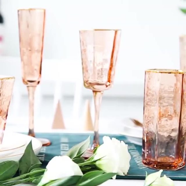 High-end boutique champagne glasses (3)