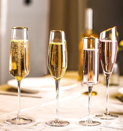 High-end boutique champagne glasses (4)