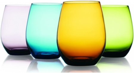 Large capacity durable glass stemless wine glass (4)