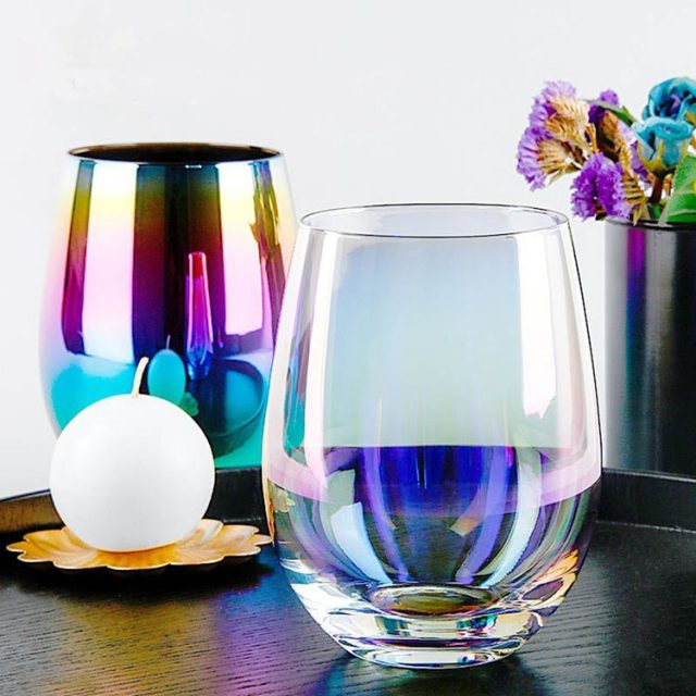 Niche exquisite design stemless wine glass (1)