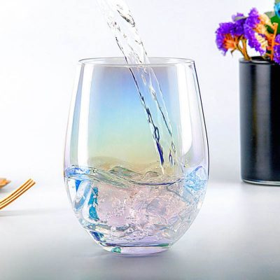 Niche exquisite design stemless wine glass (6)