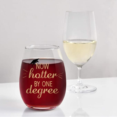 Trendy Transparent Multipurpose Stemless Wine Glass (2)