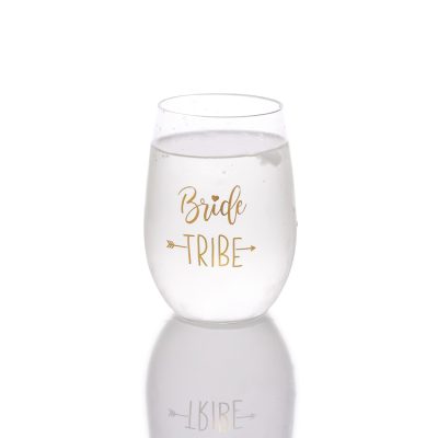 Unbreakable reusable stemless wine glass (3)
